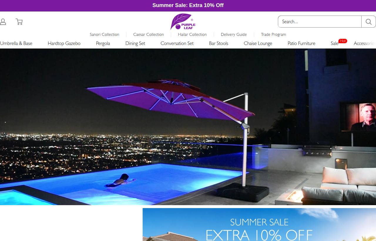 Purple Leaf website preview