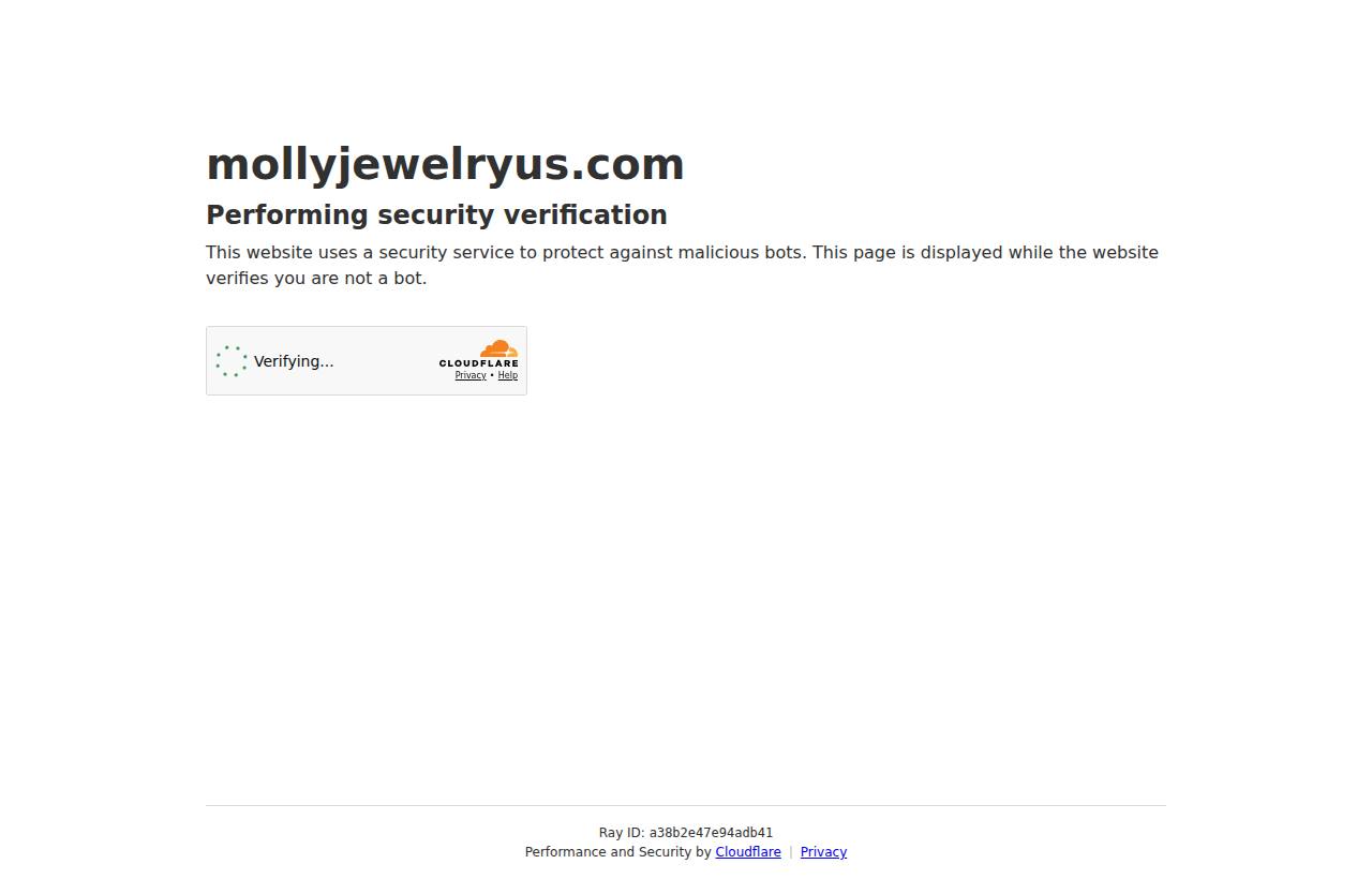Mollyjewelryus website preview